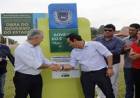 Governador inaugura pavimentação de avenida e sistema de tratamento de água em Selvíria