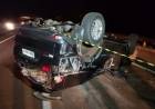 Traficante abandona veículo com quase 2 toneladas de maconha após capotar na BR 163