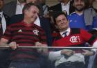 Ao lado de Bolsonaro, Moro é ovacionado por torcedores em jogo do Flamengo (12 de junho de 2019)