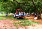 Lixeiras temáticas já estão sendo instaladas na Circular da Lagoa Maior