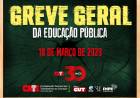 CNTE convoca categoria para a Greve Geral da Educação Pública