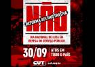SOBERANIA NACIONAL CUT e centrais lançam campanha em defesa do serviço público nesta quarta (30)