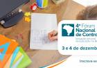 Estão abertas as inscrições para o 4º Fórum Nacional de Controle