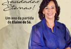 Um ano sem professora Elaine de Sá