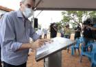 Governador Paulo Corrêa inaugura, lança e visita obras no município acompanhado de vereadores