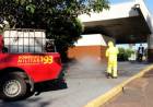 Vigilância Sanitária reforça ação de sanitização na Rodoviária pelo Corpo de Bombeiros