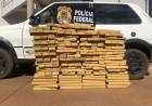 A Polícia Federal (PF) prendeu em flagrante três pessoas e apreendeu 245kg de maconha, em Três Lagoas
