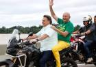  Bolsonaro e Luciano Hang 'curtem' passeio de moto em Rondônia