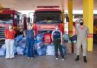 SMAS recebe centenas de peças para a Campanha do Agasalho 2021 arrecadadas pelo Corpo de Bombeiros Colégios Mieza e Objetivo
