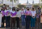 Vereadoras participam de ato alusivo ao Agosto Lilás