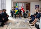 Presidente Bolsonaro se reúne com chanceler britânico nos EUA 
