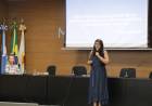 Promotora de Justiça do MPRN ministra palestra "Estratégia de atuação do MP no combate à violência contra a mulher" na sede da PGJ