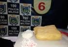 Polícia Militar prende autor de tráfico de drogas e apreende produtos sem indicação de procedência ou notas fiscais