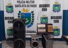 Polícia Militar prende homem por perturbação do sossego e apreende aparelhagem sonora em Santa Rita do Pardo