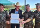 Comando Militar homenageia Angelo Guerreiro no dia do aniversário do quartel-general