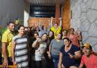 Dr. Ruy Costa visita Pré Candidata a Vereadora Juliana Louveira e amigos no Parque São Carlos
