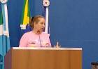 Vice Presidente da Rede Feminina de Combate ao Câncer Miriam Guerra  usa Tribuna Livre da Câmara e fala sobre Outubro Rosa
