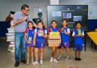 Prefeito entrega uniformes escolares e inaugura sala sensorial na Escola Municipal “Maria Eulália”