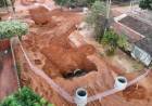 Em menos de 24h, Prefeitura amplia equipes em campo e avança rapidamente nos reparos de cratera no Jardim Rodrigues