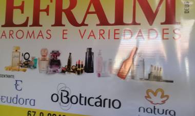 Efraim Aromas e Variedades: Boticário, Eudora e Natura mais perto de você