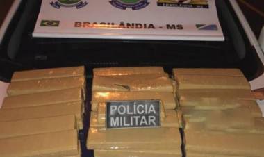 Polícia Militar prende autor por tráfico de drogas em Brasilândia