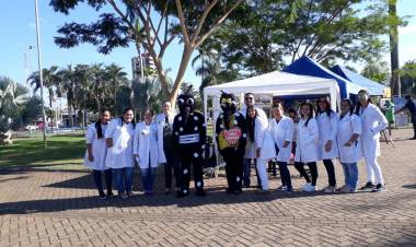 Saúde de Três Lagoas e Faculdades AEMS realizam ação conjunta contra o mosquito