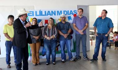 Vereador Sargento Rodrigues e Deputado Eduardo Rocha prestigiam entrega das obras do CEI Professora “Lilian Márcia Dias”  à comunidade escolar