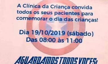 Sábado, dia 19, tem manhã cheia de brincadeiras, algodão doce e picolé na Clínica da Criança