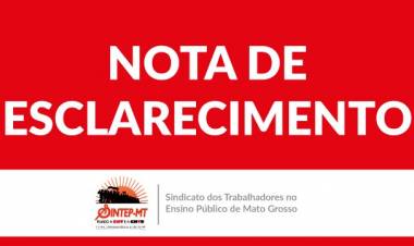 [MT] Nota do Sintep-MT sobre os fatos de agressão física ocorrida na entidade