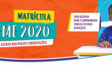 Renovação de matrícula para alunos da REME em 2020 começa no dia 19 de novembro