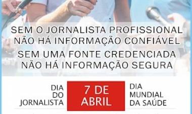 No Dia dos Jornalistas, Sindjor-MS e Fenaj saem na defesa da categoria e da liberdade de imprensa