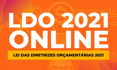 Audiência Pública da LDO 2021 será na próxima segunda-feira (25) no formato online