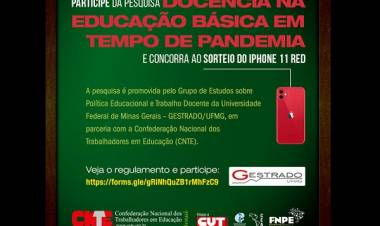 CNTE: Participe da pesquisa ‘Docência na Educação Básica em Tempo de Pandemia’