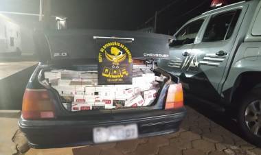 Polícia apreende mais um carregamento de cigarros contrabandeados