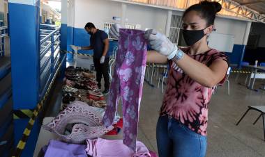 Bazar Solidário – Escola Municipal “Gentil Rodrigues Montalvão” continua doando roupas e calçados e arrecadando peças em bom estado