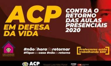 Campo Grande: ACP lança campanha contra o retorno das aulas presenciais em 2020