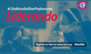  Dia Mundial dos Professores terá 24 horas de celebração online