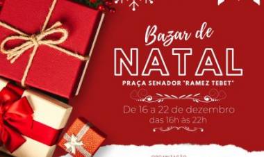 Prefeitura e ACLAMS abrem inscrições de artesãos para o Bazar de Natal que acontecerá do dia 16 ao dia 22 de dezembro