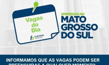 Emprego: última semana do ano começa com 715 vagas pela Funtrab/MS