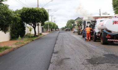 Prefeitura de Três Lagoas dá início a recapeamento da Rua Yamaguti