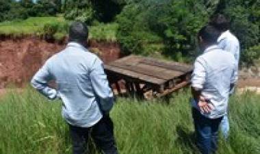 Vereadores de Ribas Ataíde Feliciano e Tiago do Zico vistoriam estradas e pontes