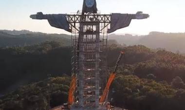 Estátua de Cristo no RS supera a do RJ e vira a maior do Brasil...