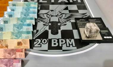 GETAM prende homem com tablete de maconha no bairro Vila Verde