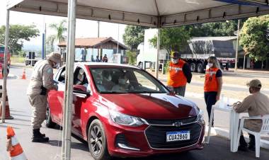Polícia Militar e Bombeiros iniciam Barreira Sanitária em Três Lagoas