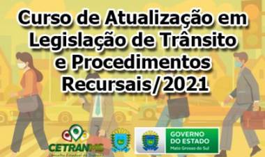 Três Lagoas sedia curso do Conselho Estadual de Trânsito, com participação de sete município