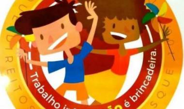 Ações serão realizadas no Município no Dia Mundial de Combate ao Trabalho Infantil