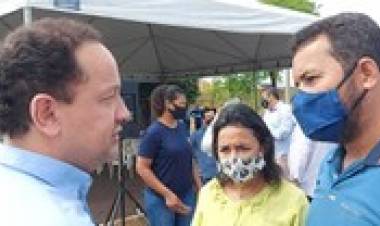 Presidente da Sanesul promete ao Vereador Nego da Borracharia acabar com tarifa mínima até a virada do ano no Município de Ribas