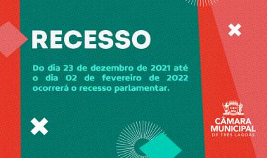Recesso parlamentar começa nesta quinta-feira (23)
