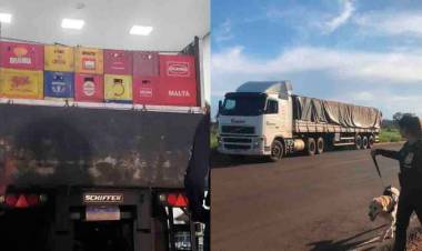 Cocaína avaliada em R$ 11 milhões escondida em caminhão de cerveja seria 'exportada' para a Europa