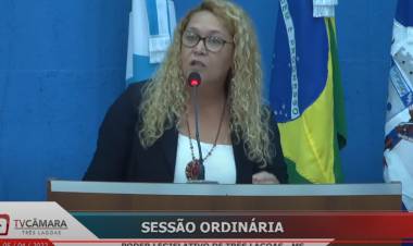 Vereadora Evalda Reis solicita faixa elevada em frente a Igreja Assembleia de Deus Ministério Belém
